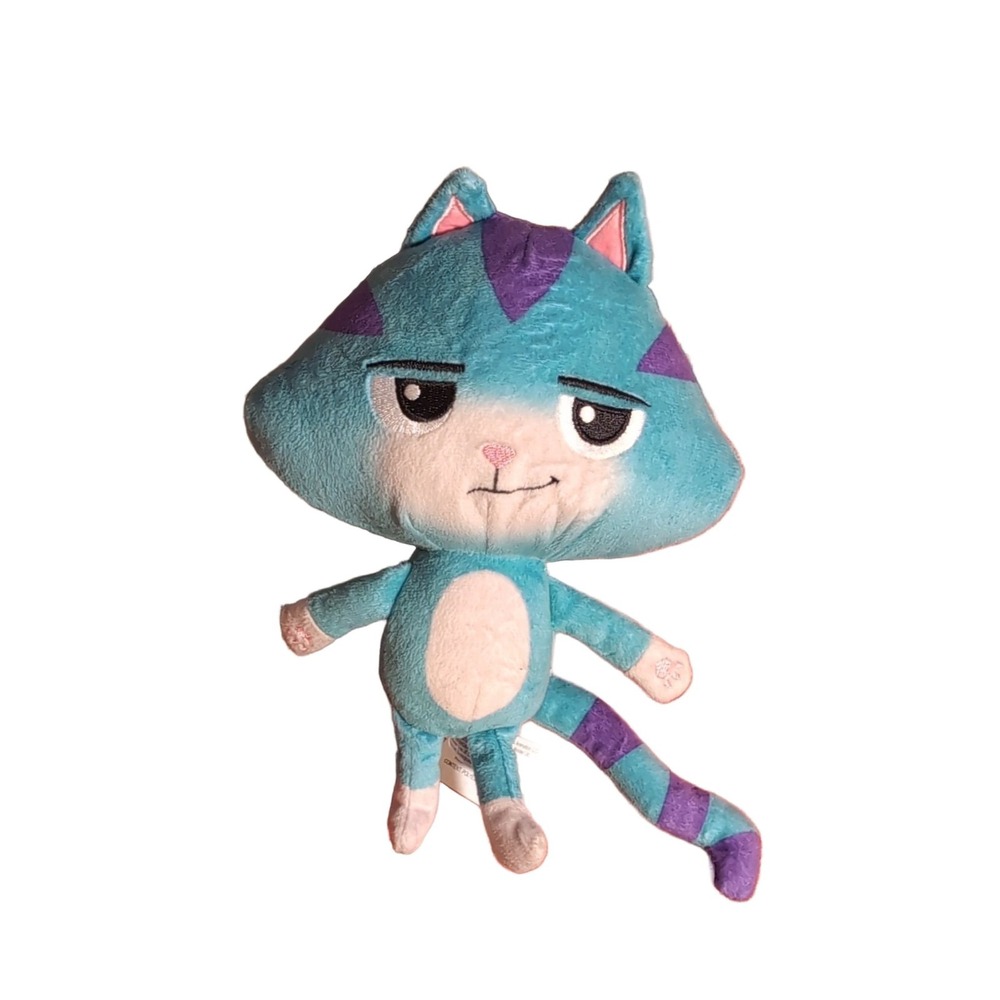 Spin Master Gabby's Dollhouse MerCat Plush Toy T36208 Blue Purple White